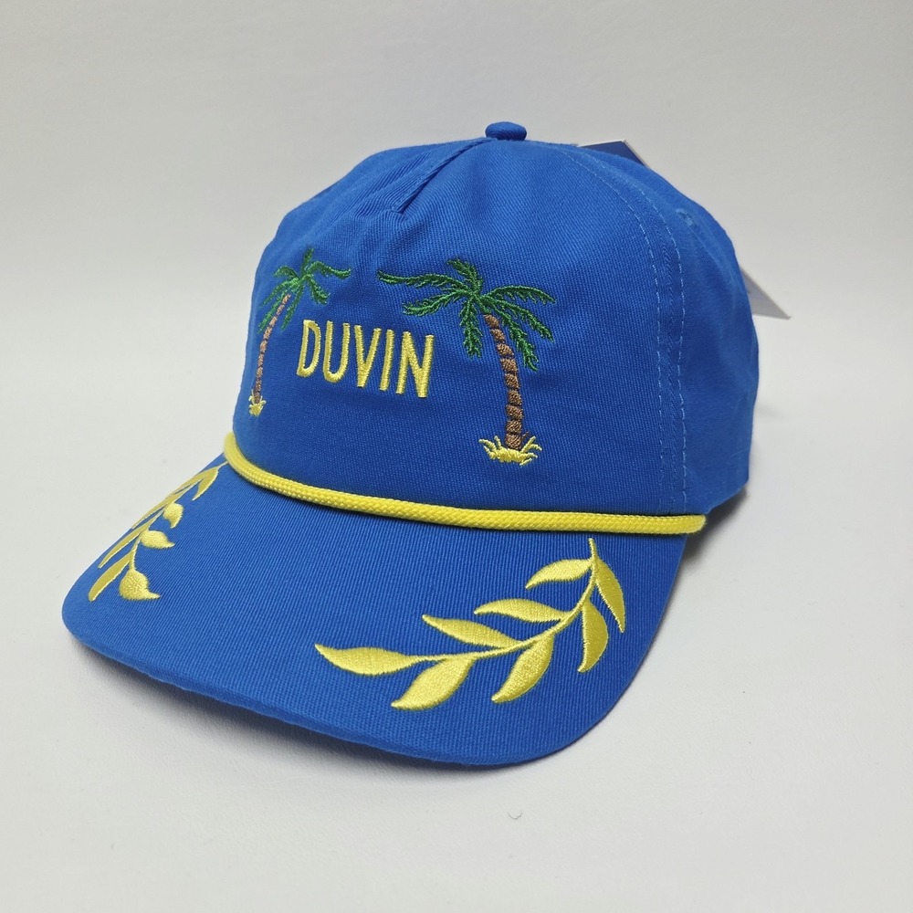 Duvin Offshore Rope Hat Adult Blue Adjustable Captain Cap